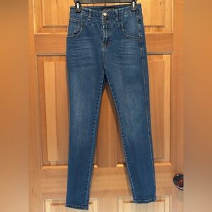 LA Denim Blue Skinny Jeans Women 27